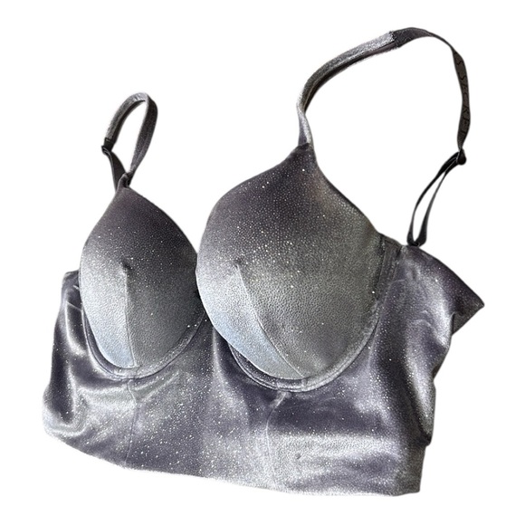Victoria’s Secret Body By Victoria Lined Demi Velvet Sparkle
Bra Bustier 36D - Picture 3 of 11